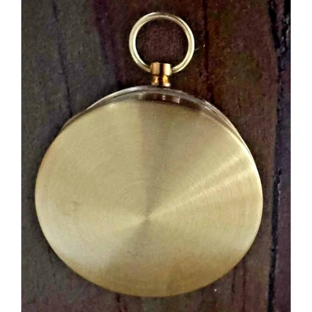 Small Pocket Compass with Lid & Stop Lever‎ To Fix Needle 1.75